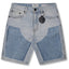 Adrano Light Blue Carpenter Shorts