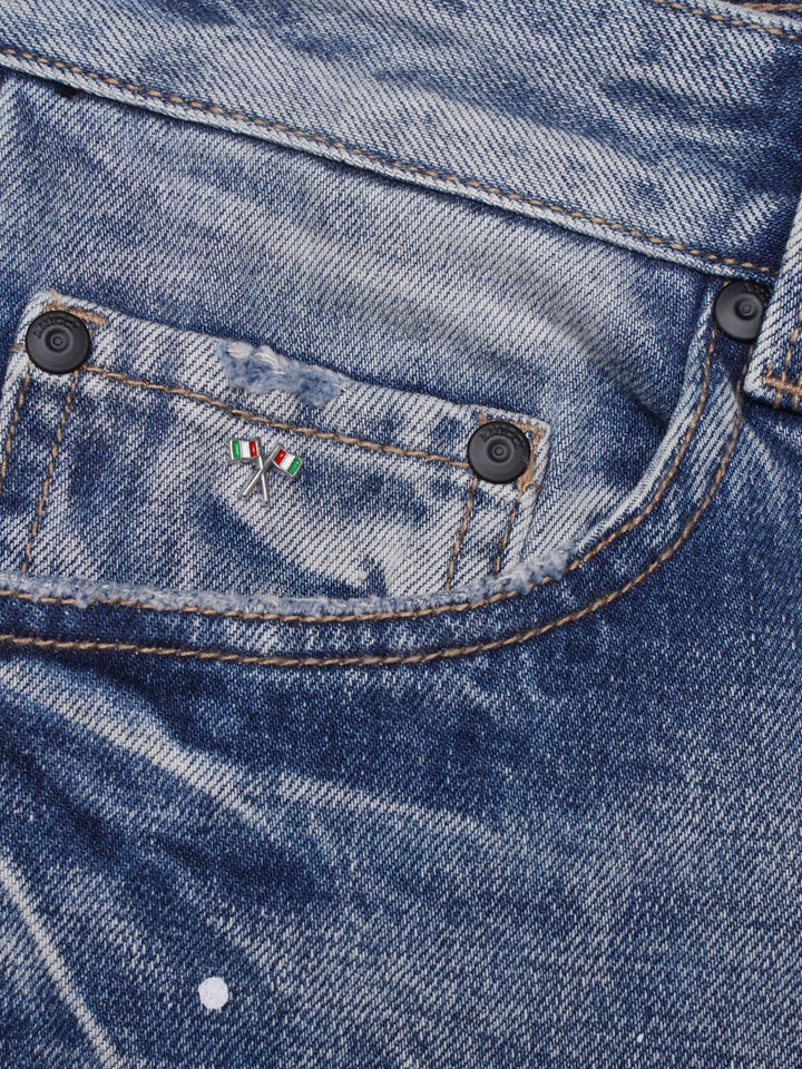 Sanko Mittelblaue Shorts