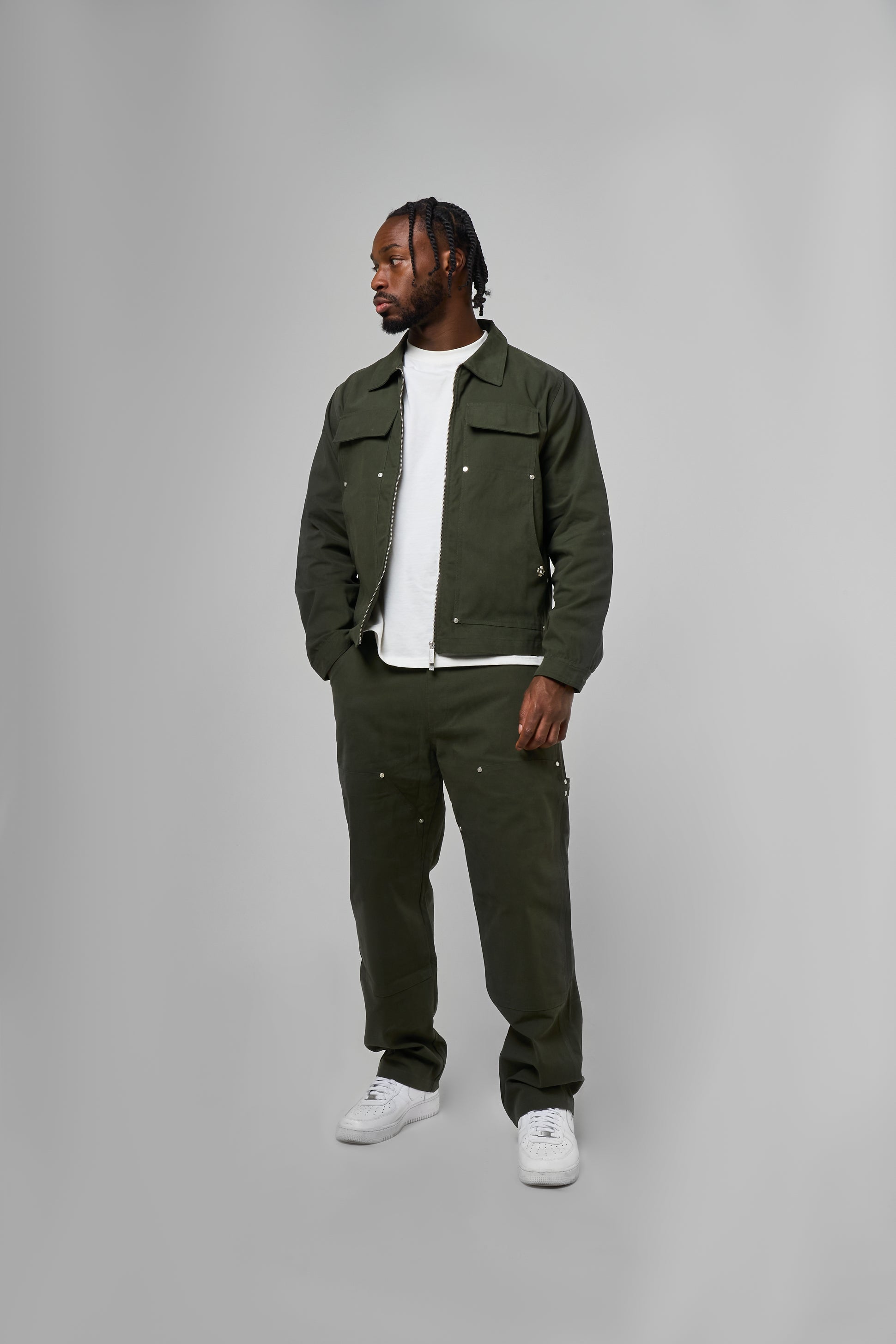 WYATT OVERSHIRT GROEN