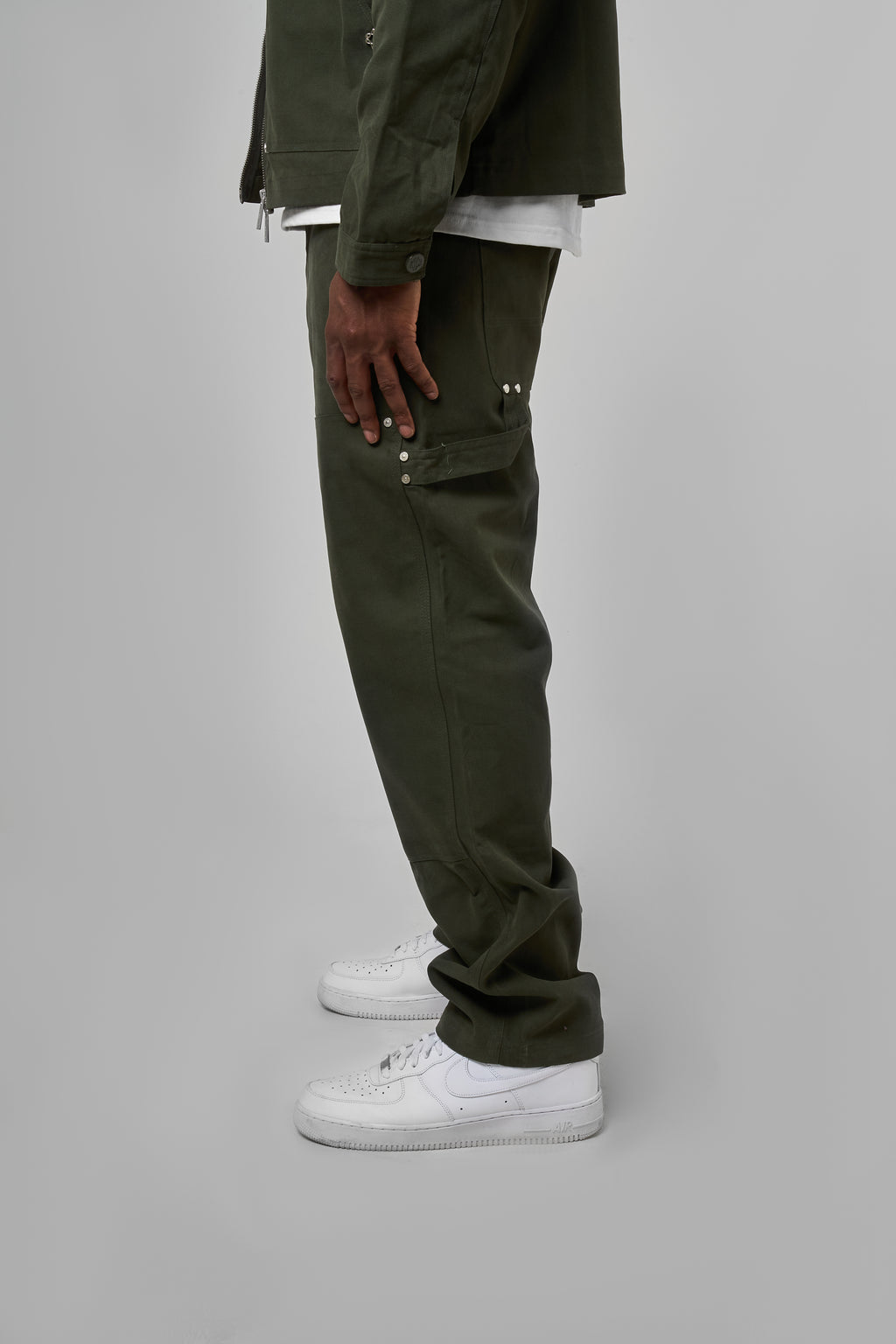 Wyatt Khaki Twill Pants