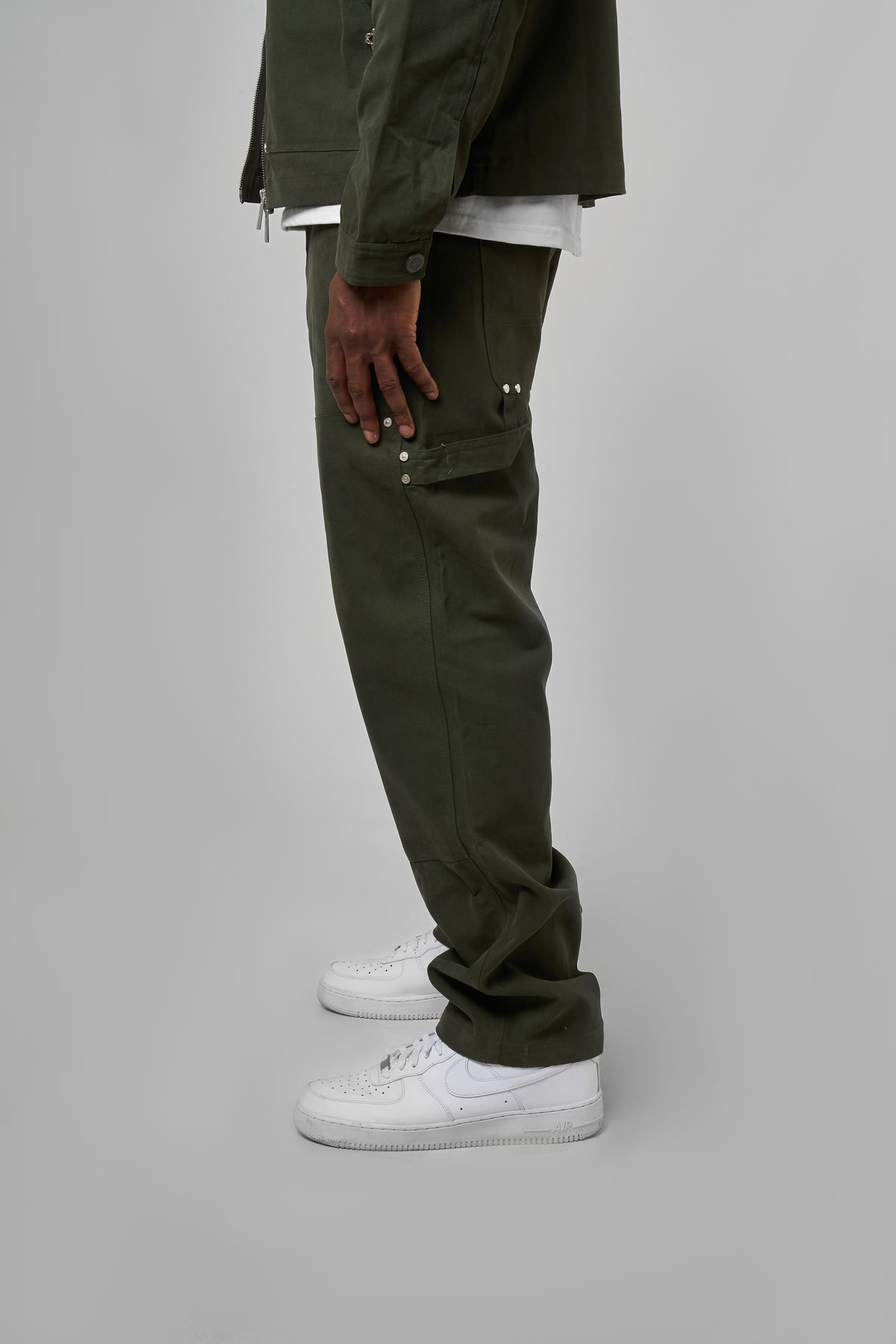 Wyatt Khaki Twill Pants
