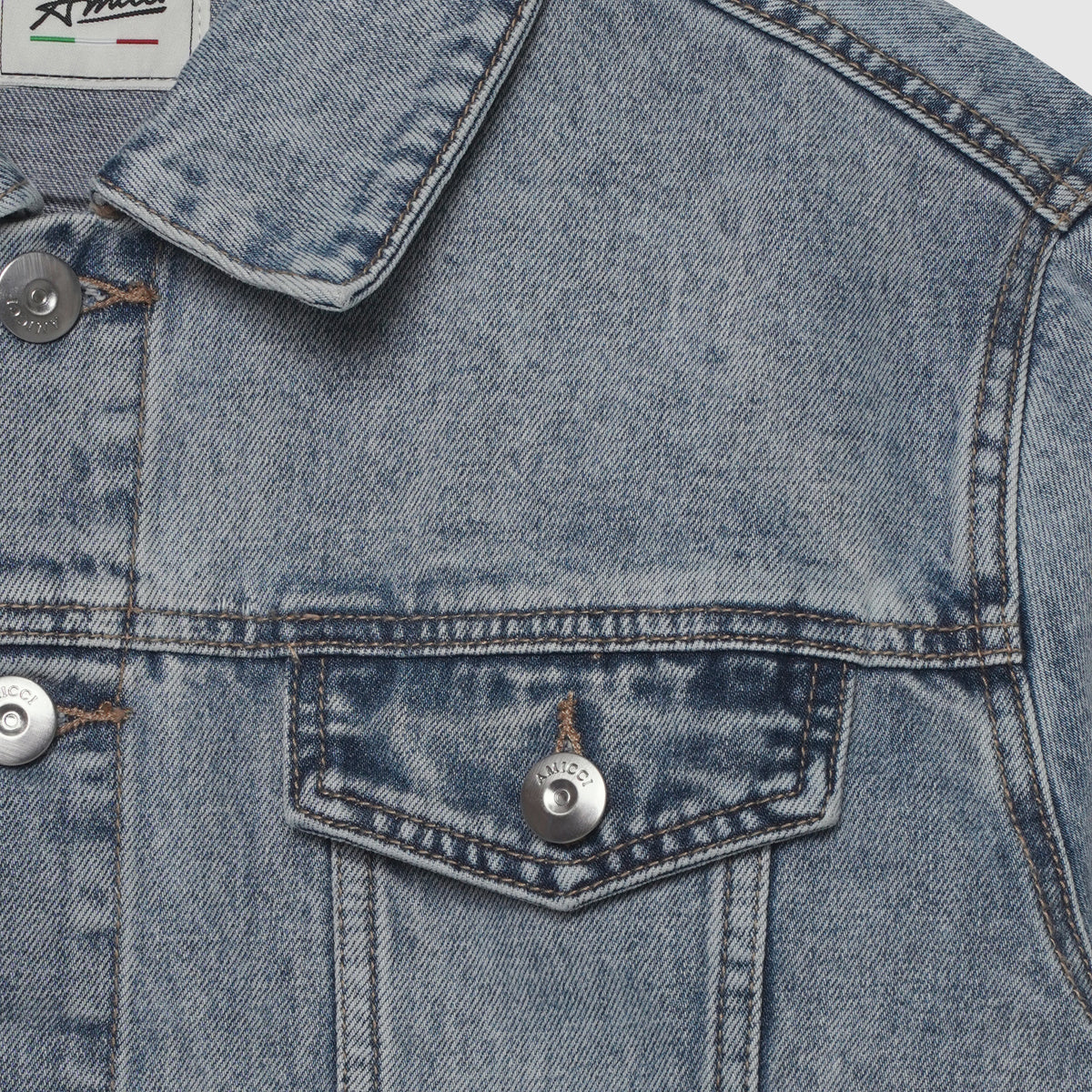 Maranzo Blaue Denimjacke