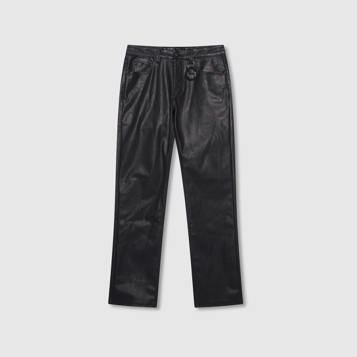 Dario Zwarte Leren Broek