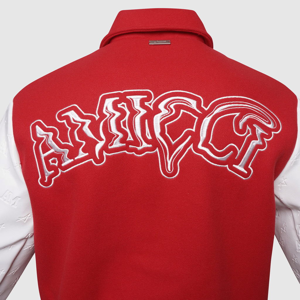 Rouge Varsity-Jacke