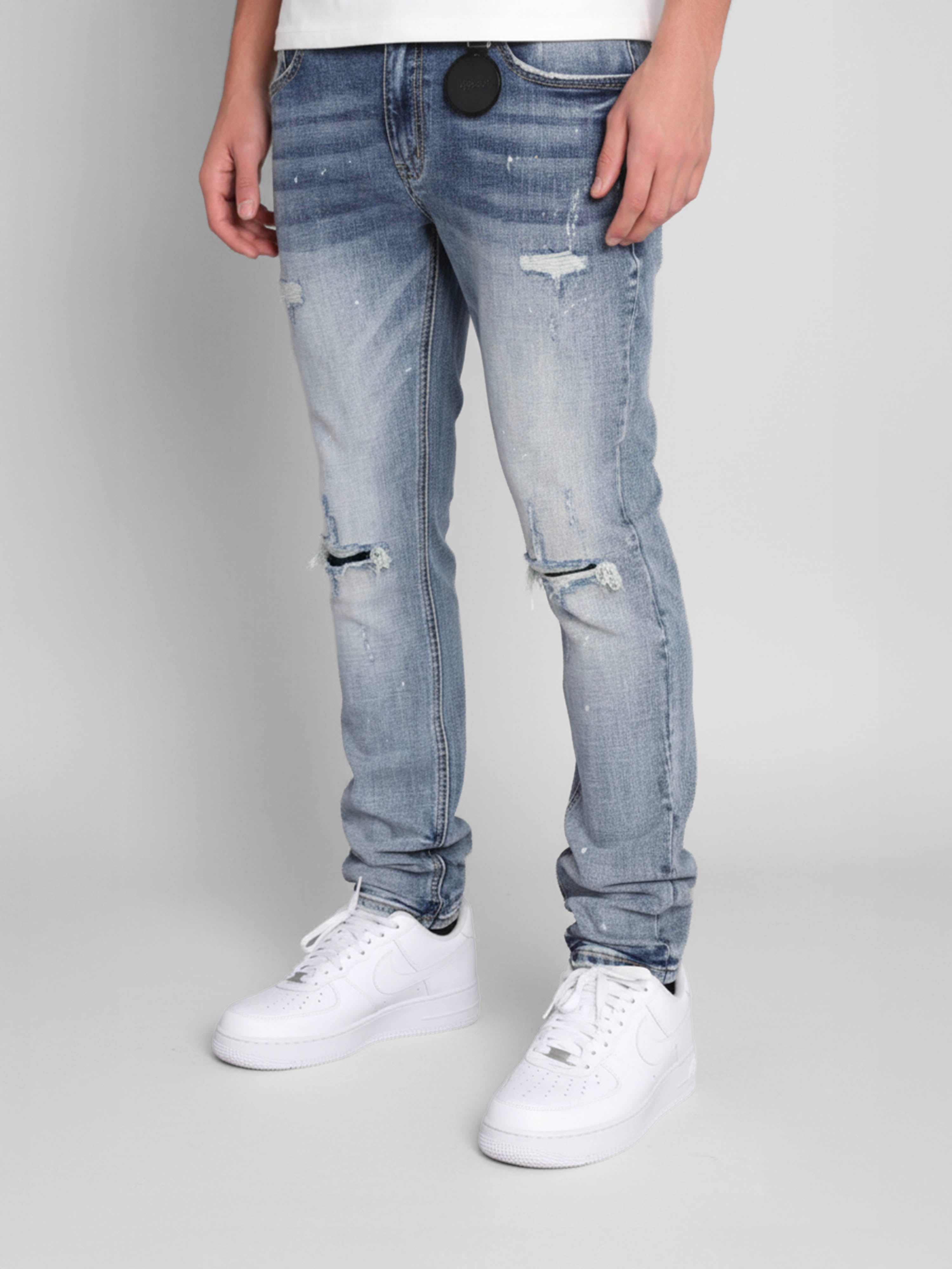 Caruso Blauwe Denim Jeans