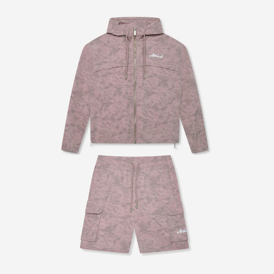 Almeria Windbreaker Set Pink