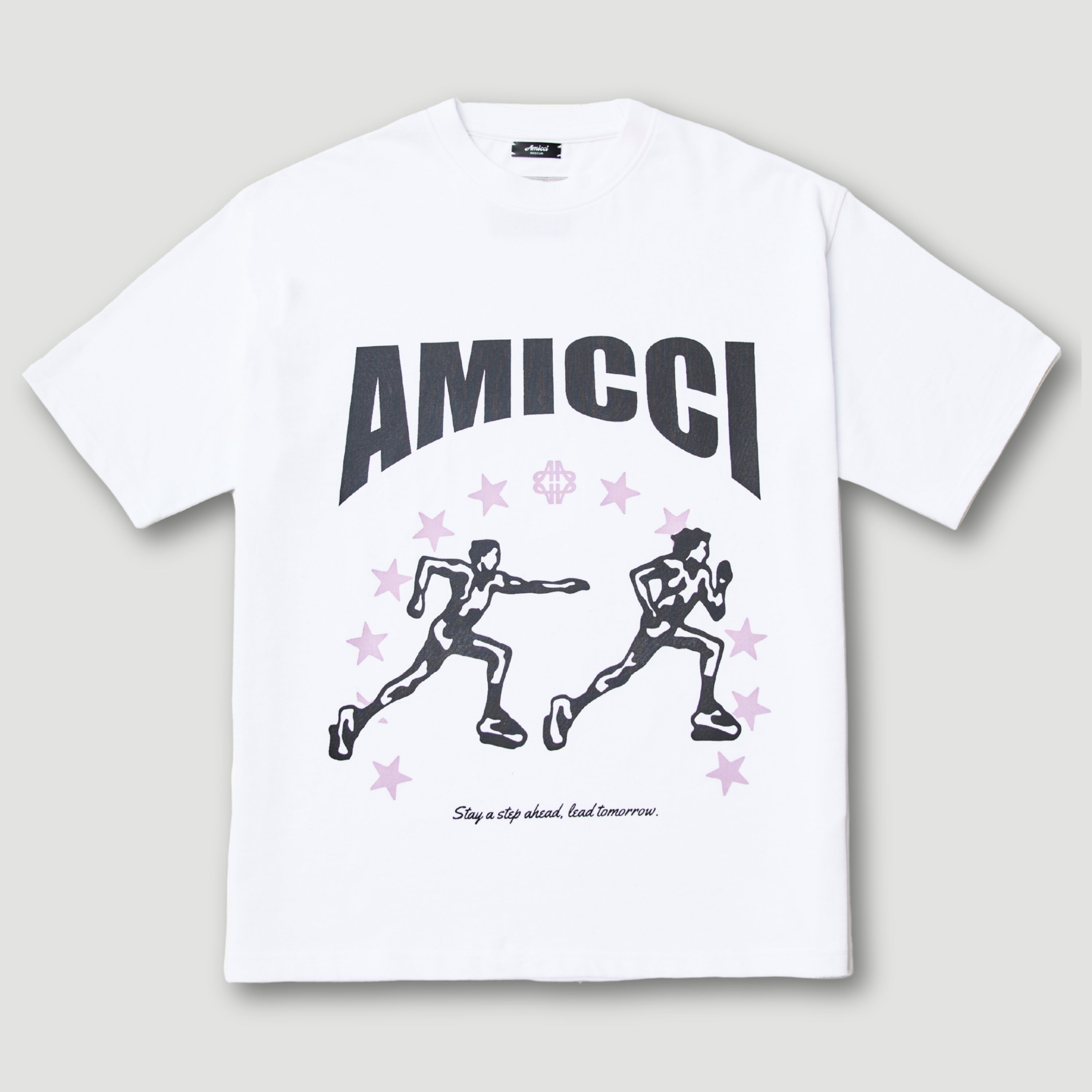 Direction Weißes Grafik-T-Shirt