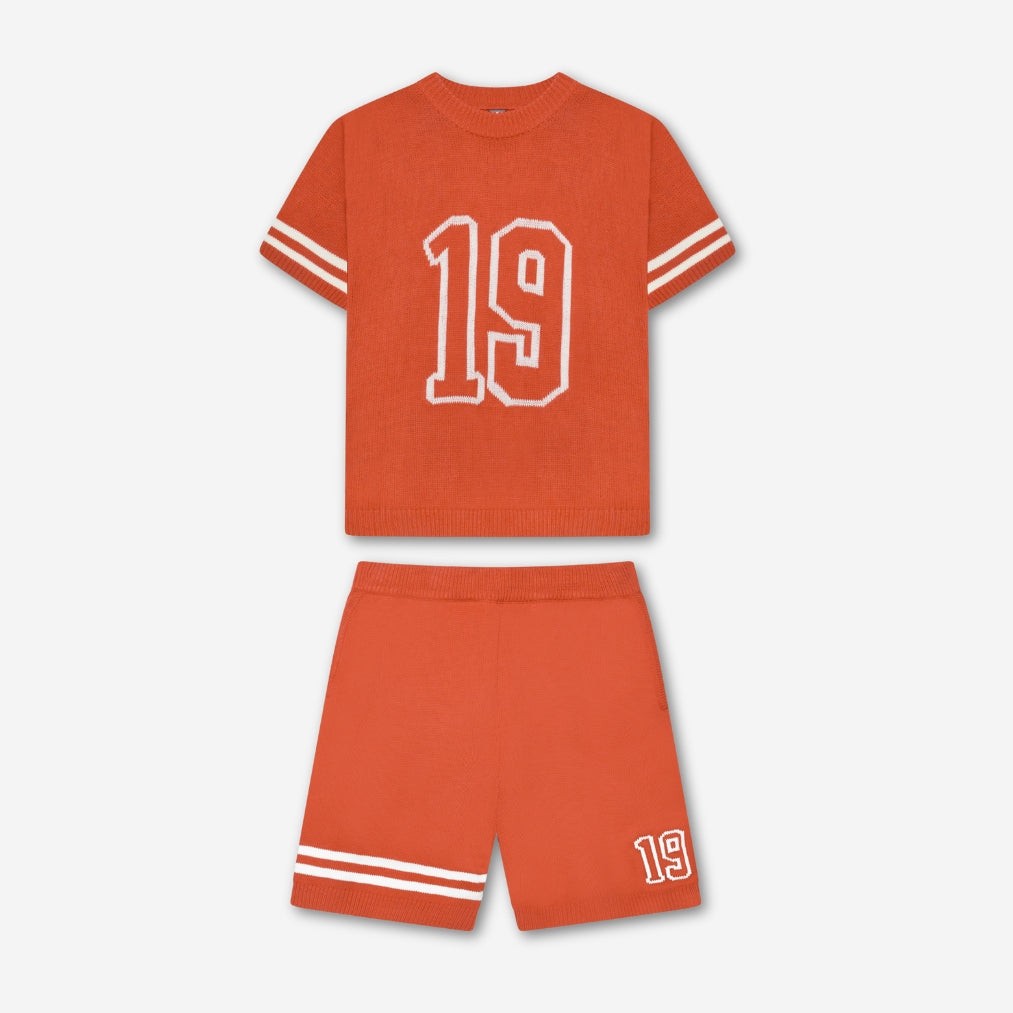 Nantes Knitted Set Orange