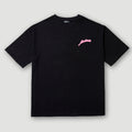 Tiriosa Grafische Oversized T-Shirt Zwart