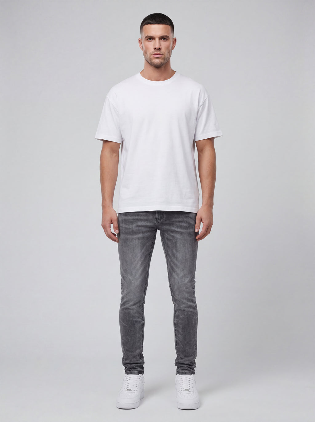 Roma Grey Slim Jean