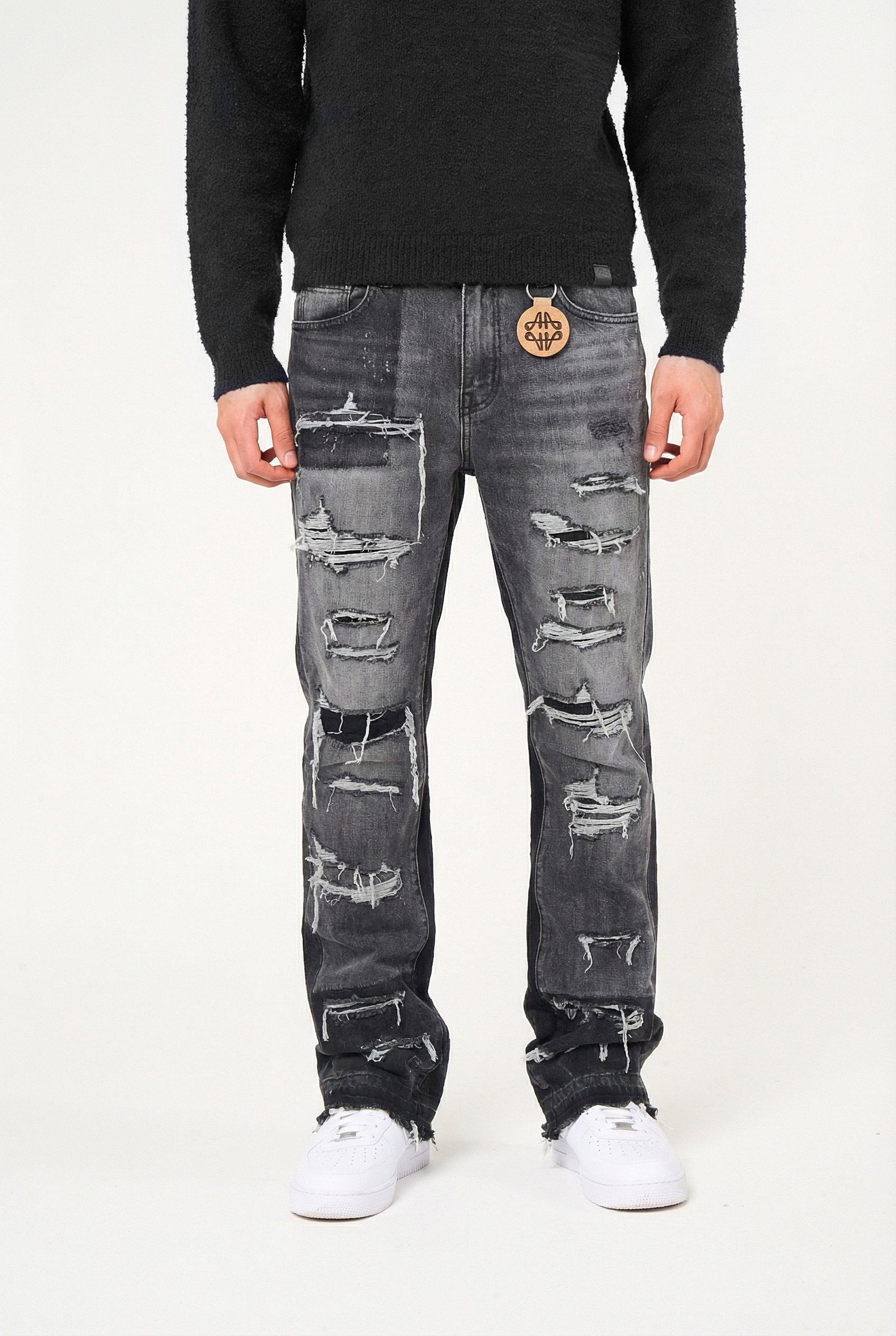 Imola Grey Flare Jean