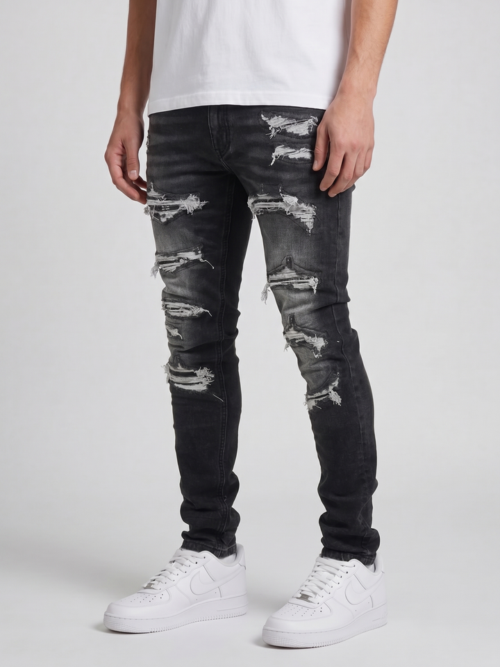 Jacopo Jet Black Jeans
