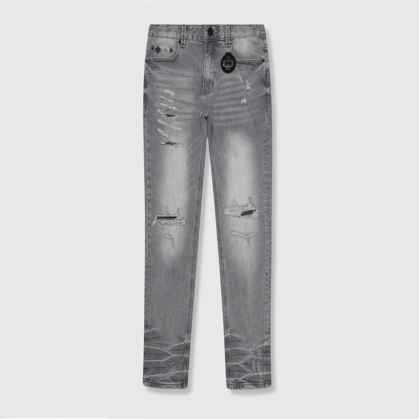 Alonzo Grey Skinny Jeans
