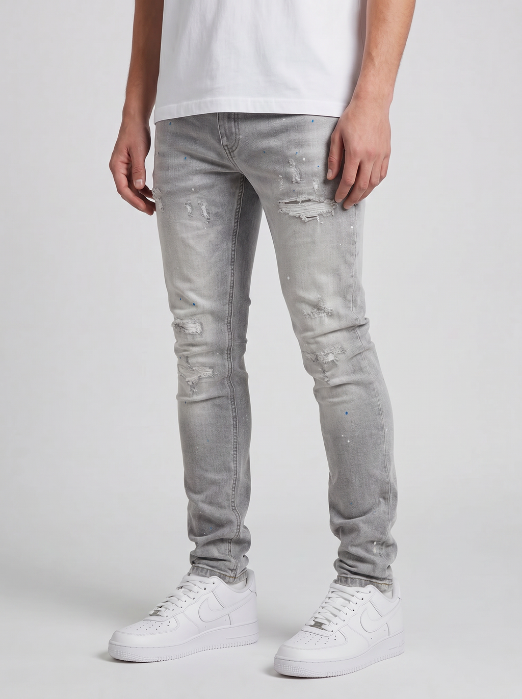 Lumber Grey Skinny Jean