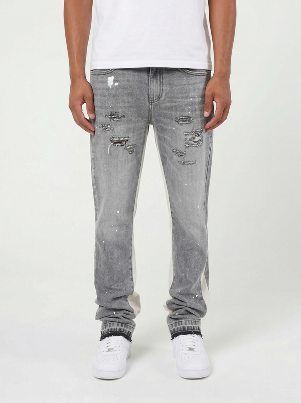 Maranello Grau Flare Denim