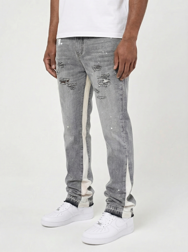 Maranello Grau Flare Denim