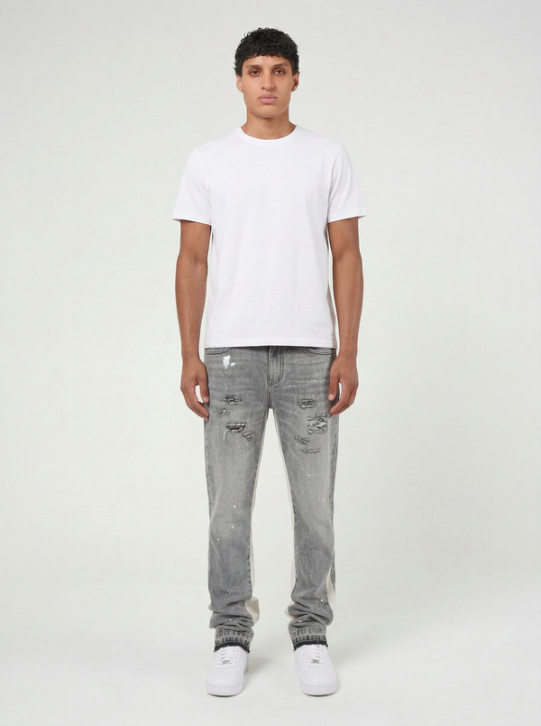 Maranello Grau Flare Denim