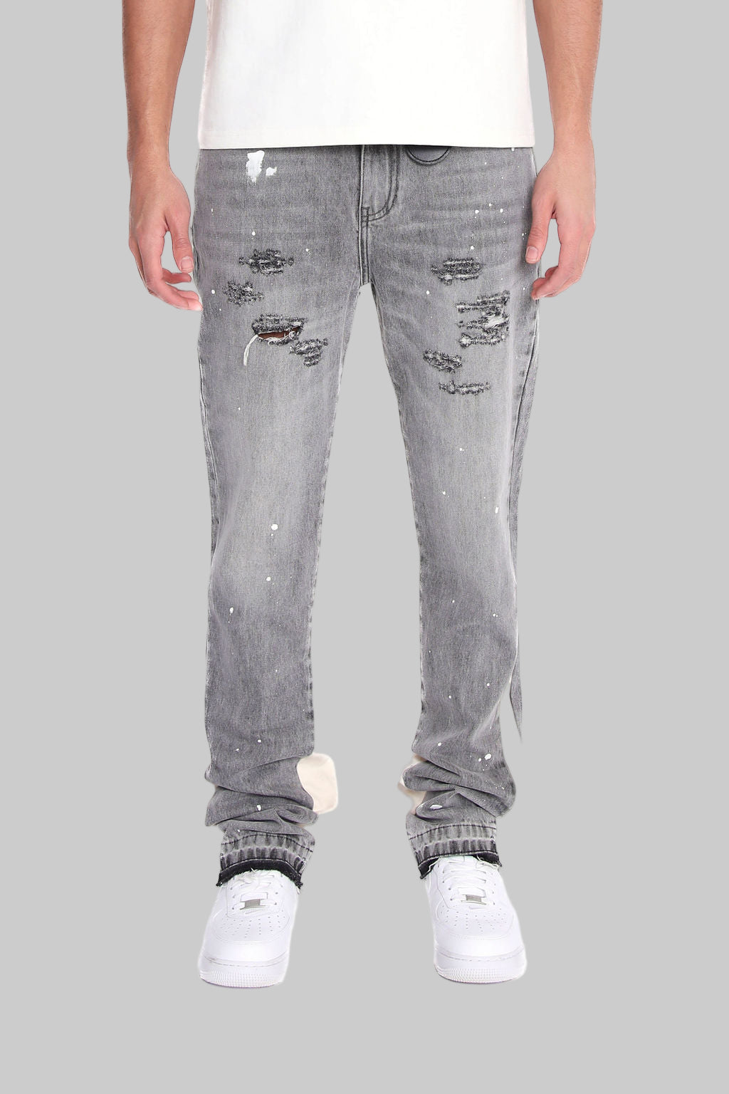Maranello Grey Flare Jean