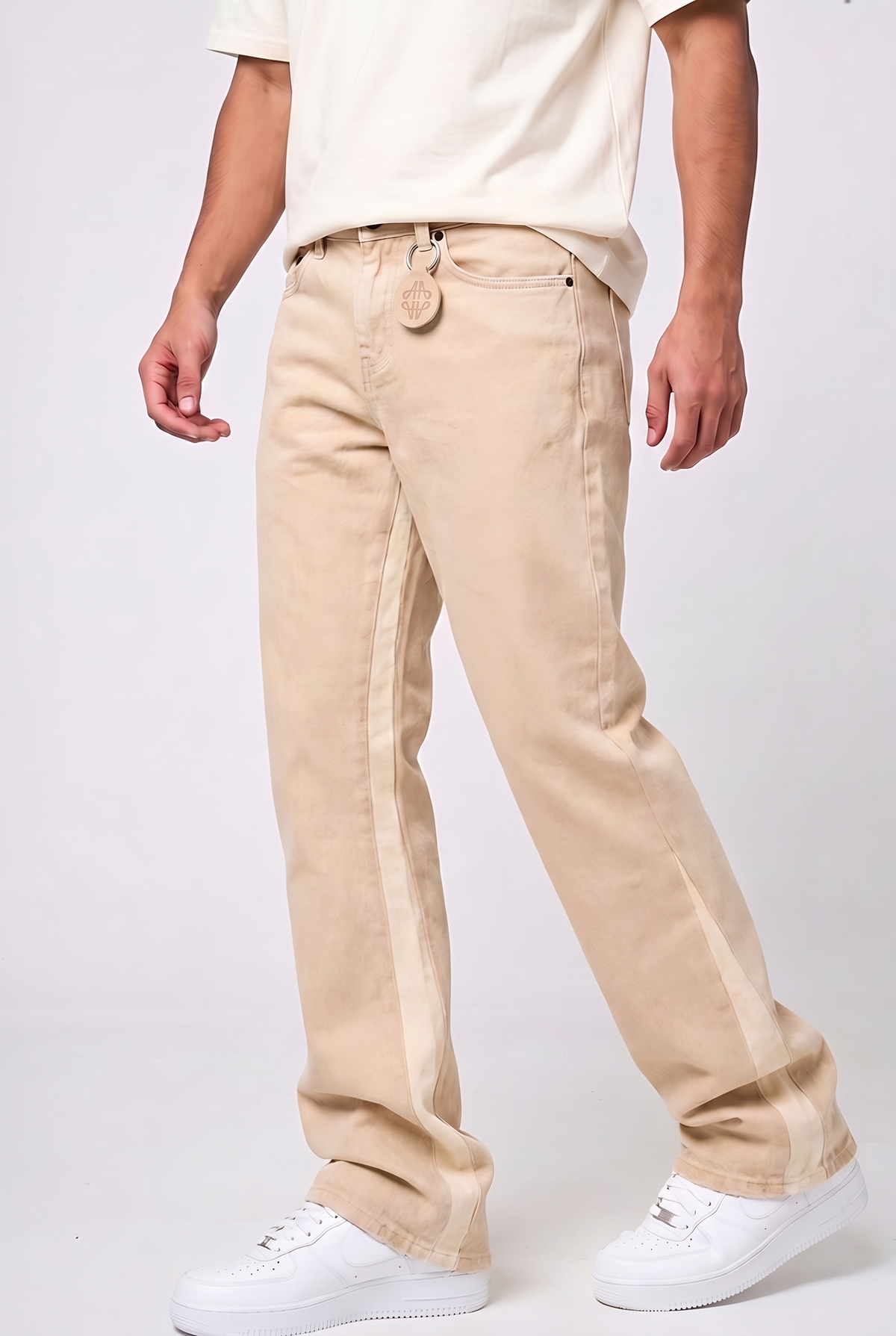 Maranello Beige Flare Jean