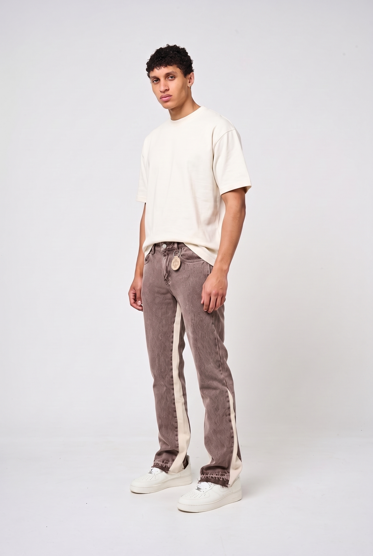 Maranello Brown Flare Jean