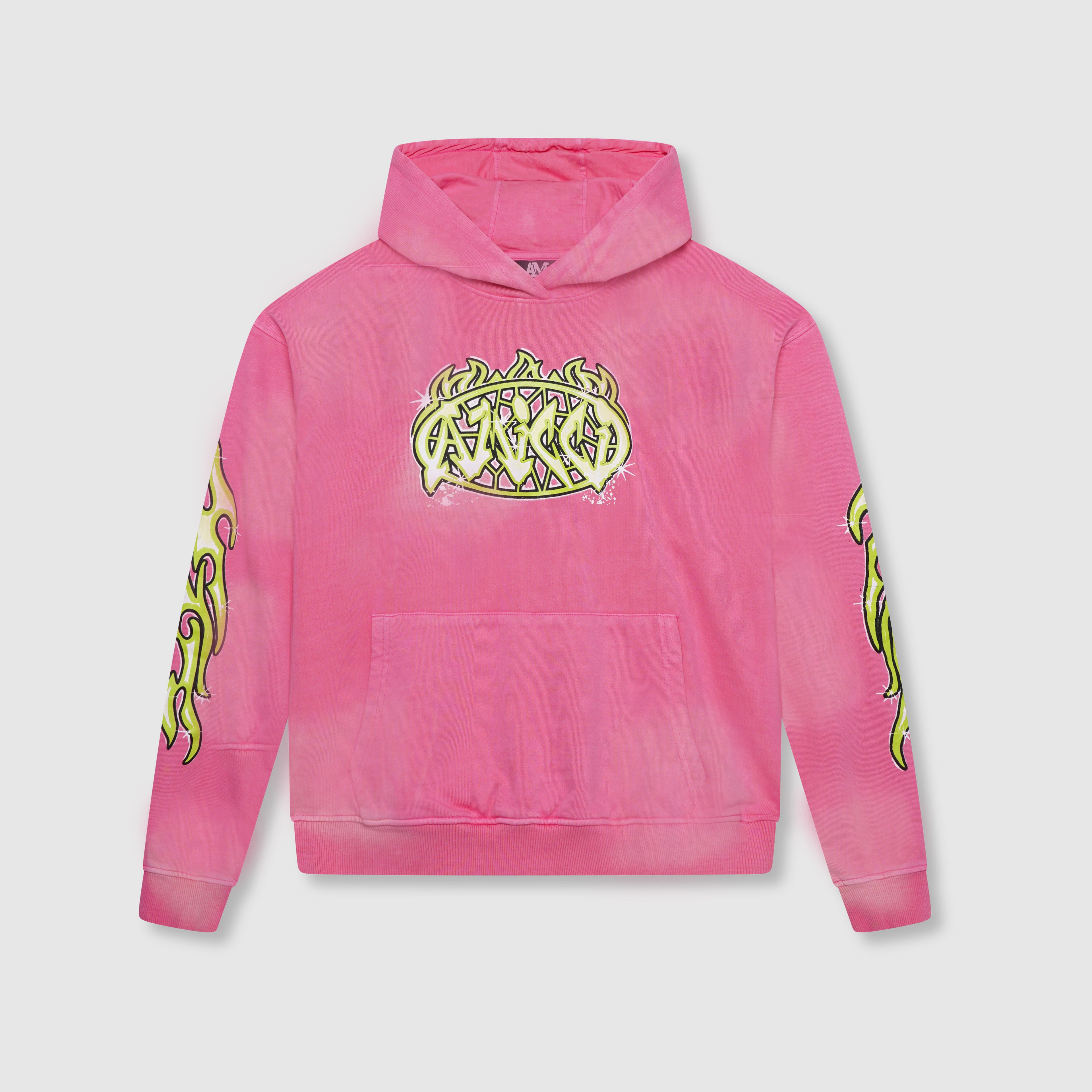 Paola Graphic Hoodie Pink