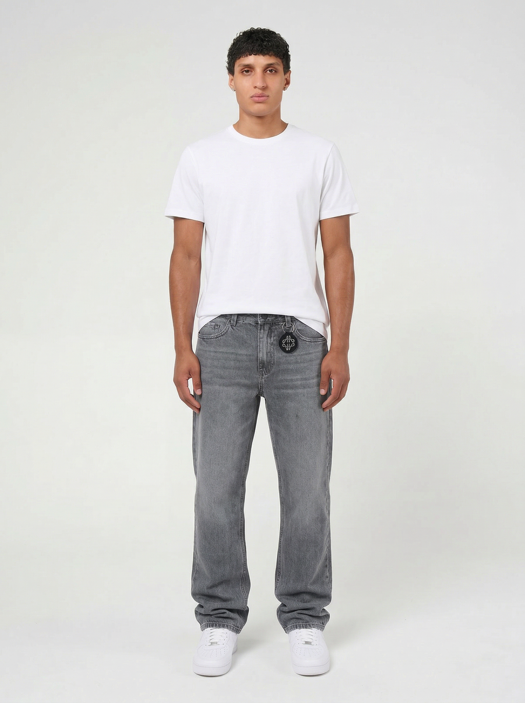 Jeans en denim flare bleu clair Sienna