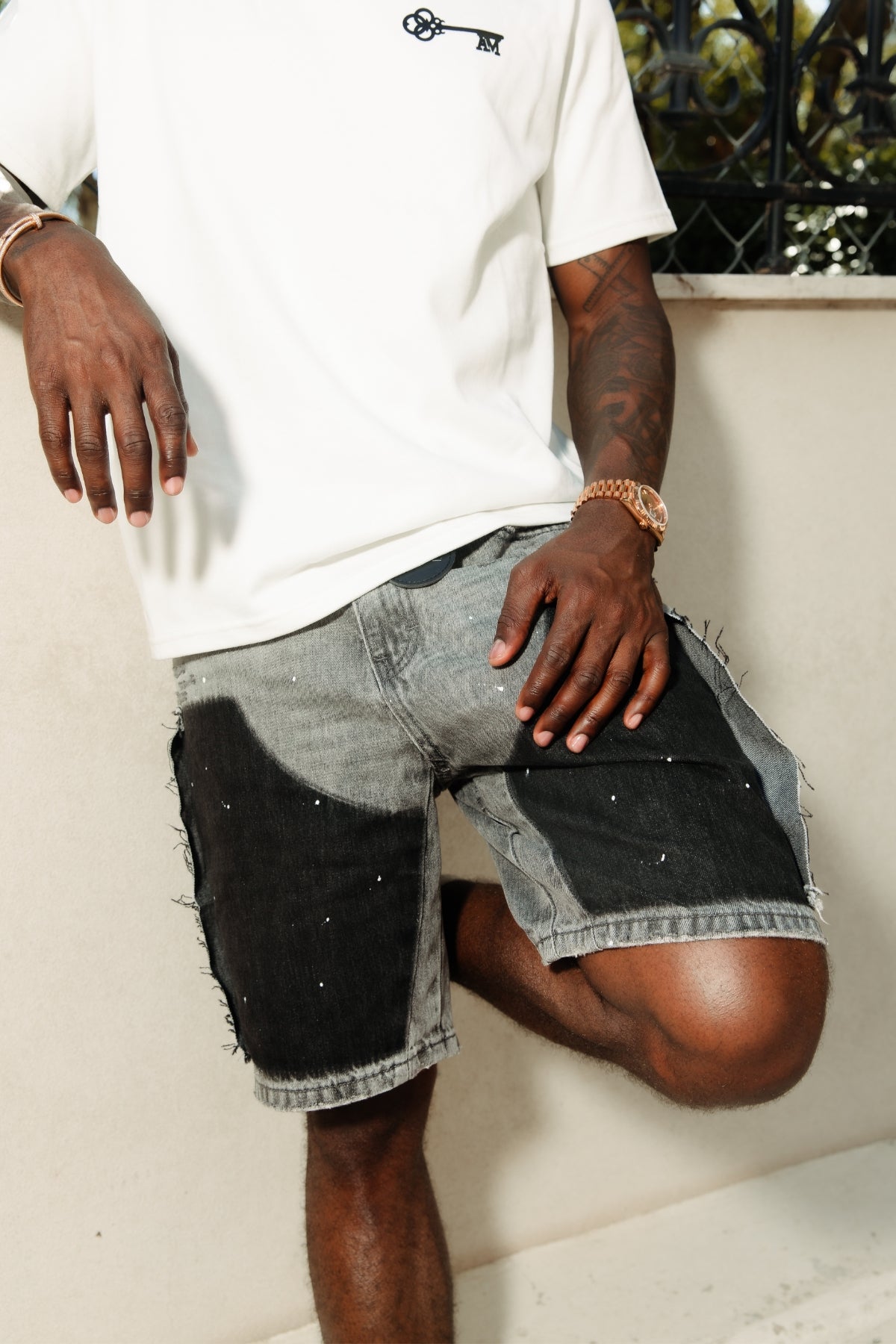 Adrano Grijze Timmerman Shorts