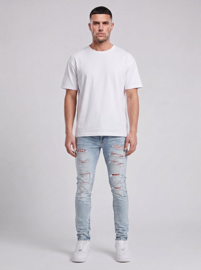 Sanko IJs Rode Denim