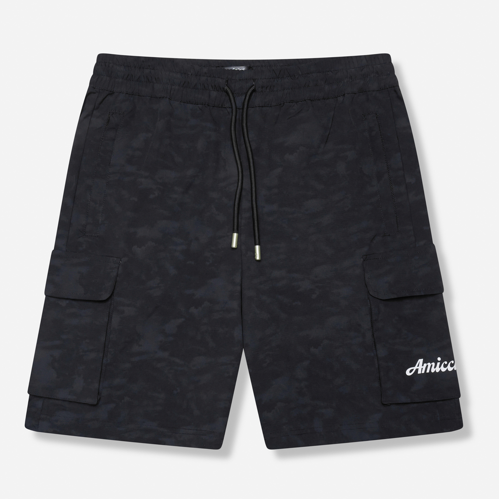 Almeria Patroon Shorts Zwart
