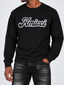 Rachid Long Sleeve Puff Print T Shirt Black