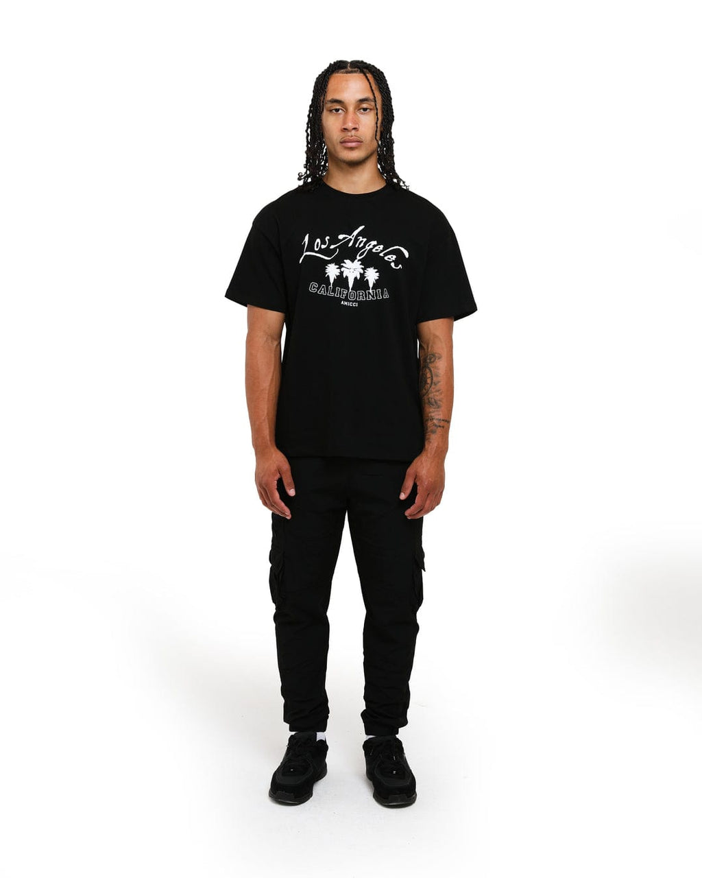 Amicci Cargo Pants Diego Black