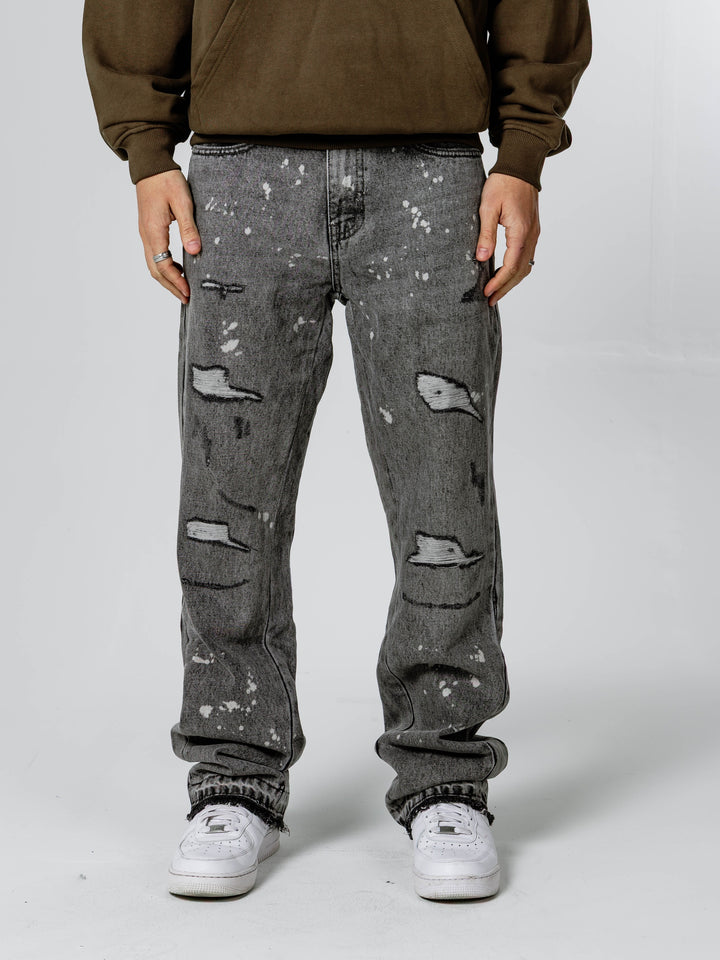 Atticus Grey Flare Jeans