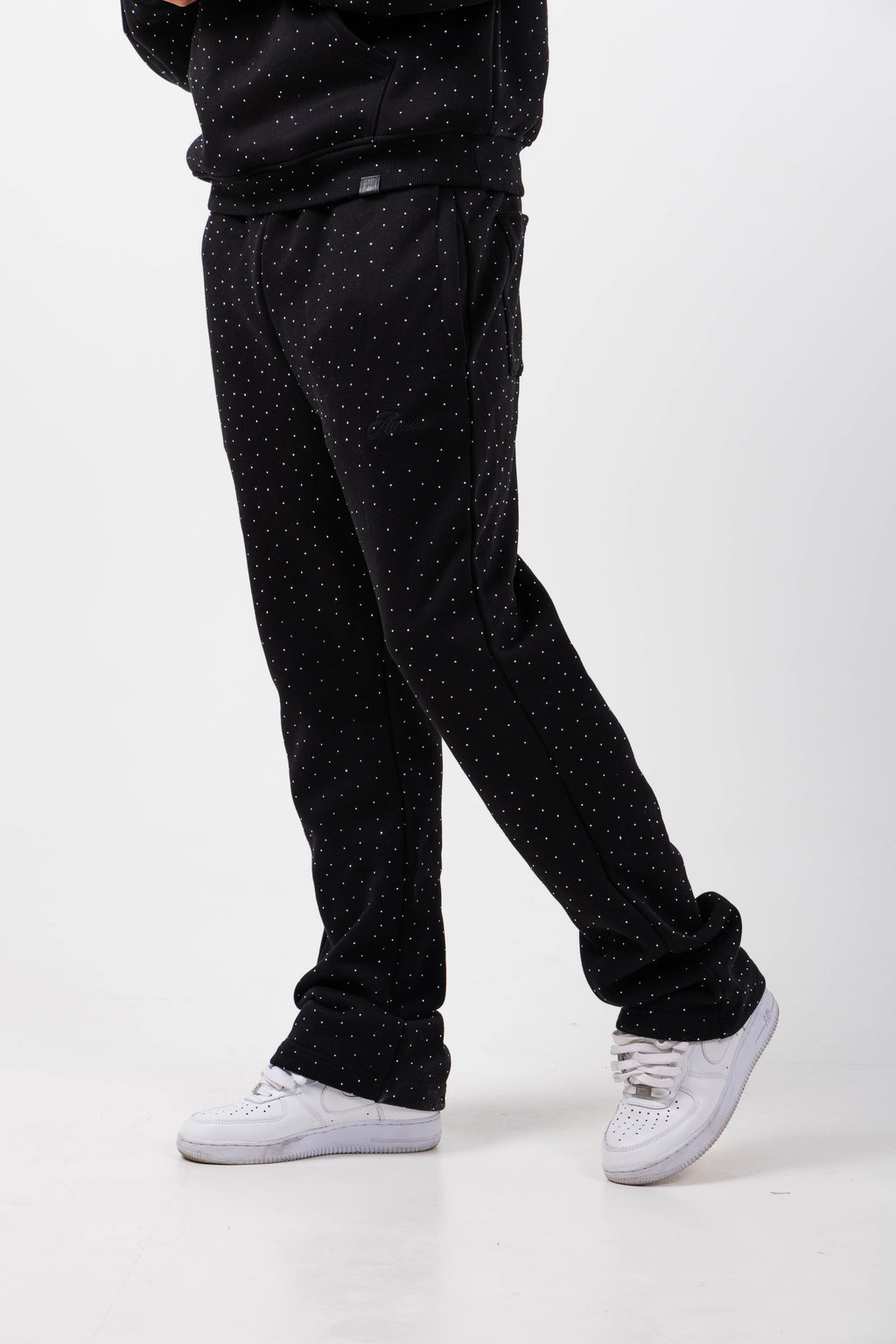 Massimo Embellished Black jogger