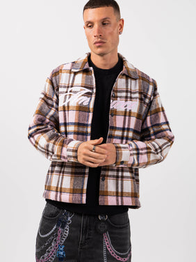 Nico Pink Flannel Shirt