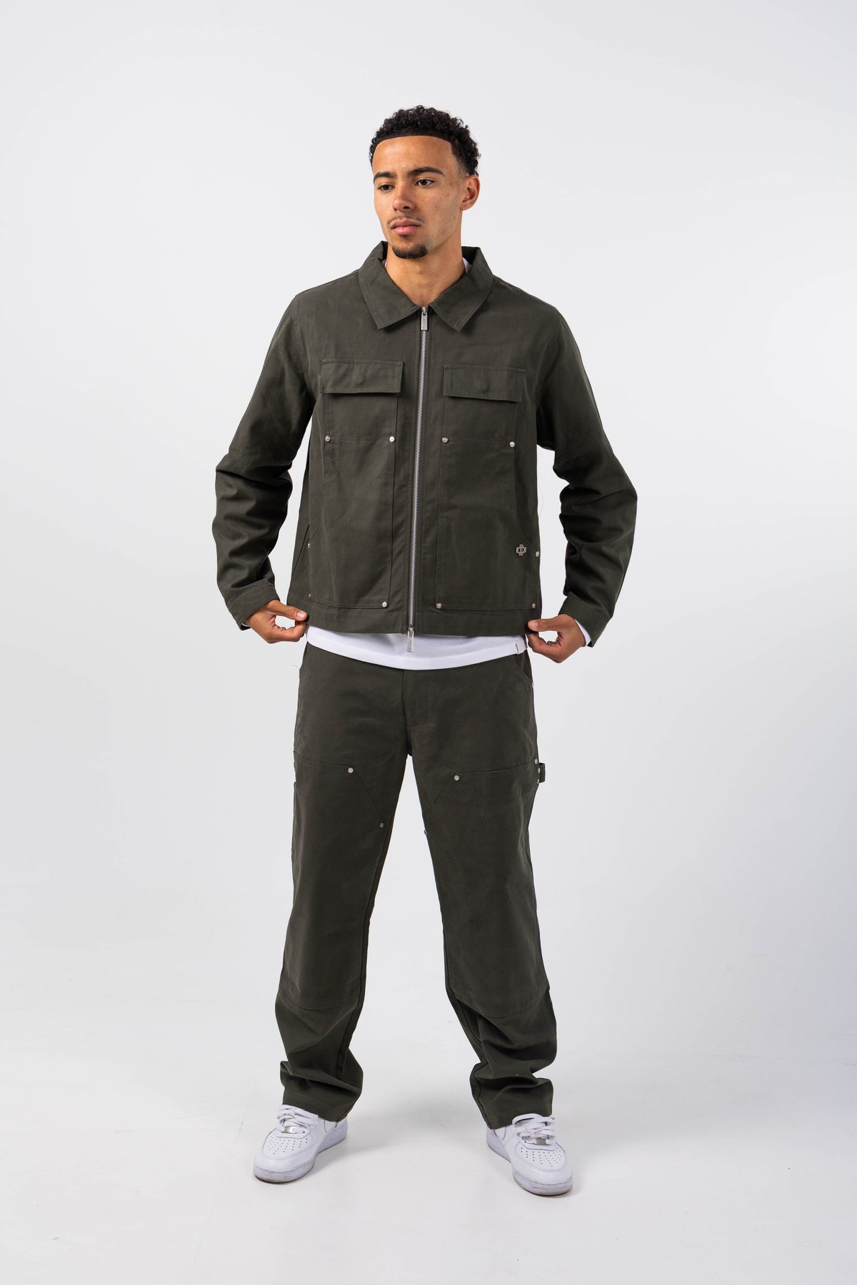 Wyatt Khaki Twill Pants