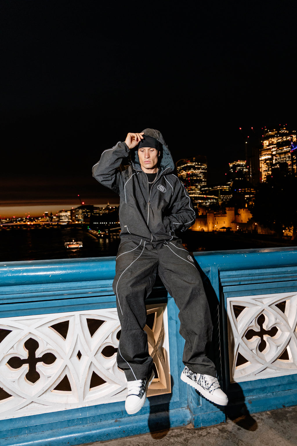 Ronin Relfective Black Shell Pants