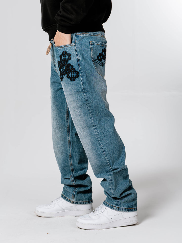 Potenza Mid Blue Straight Fit Jean