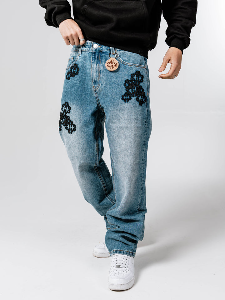 Potenza Mid Blue Straight Fit Jean