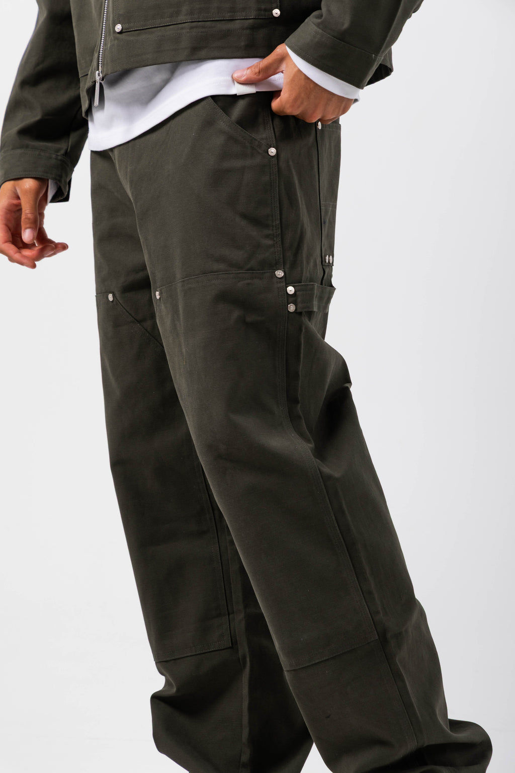 Wyatt Khaki Twill Pants