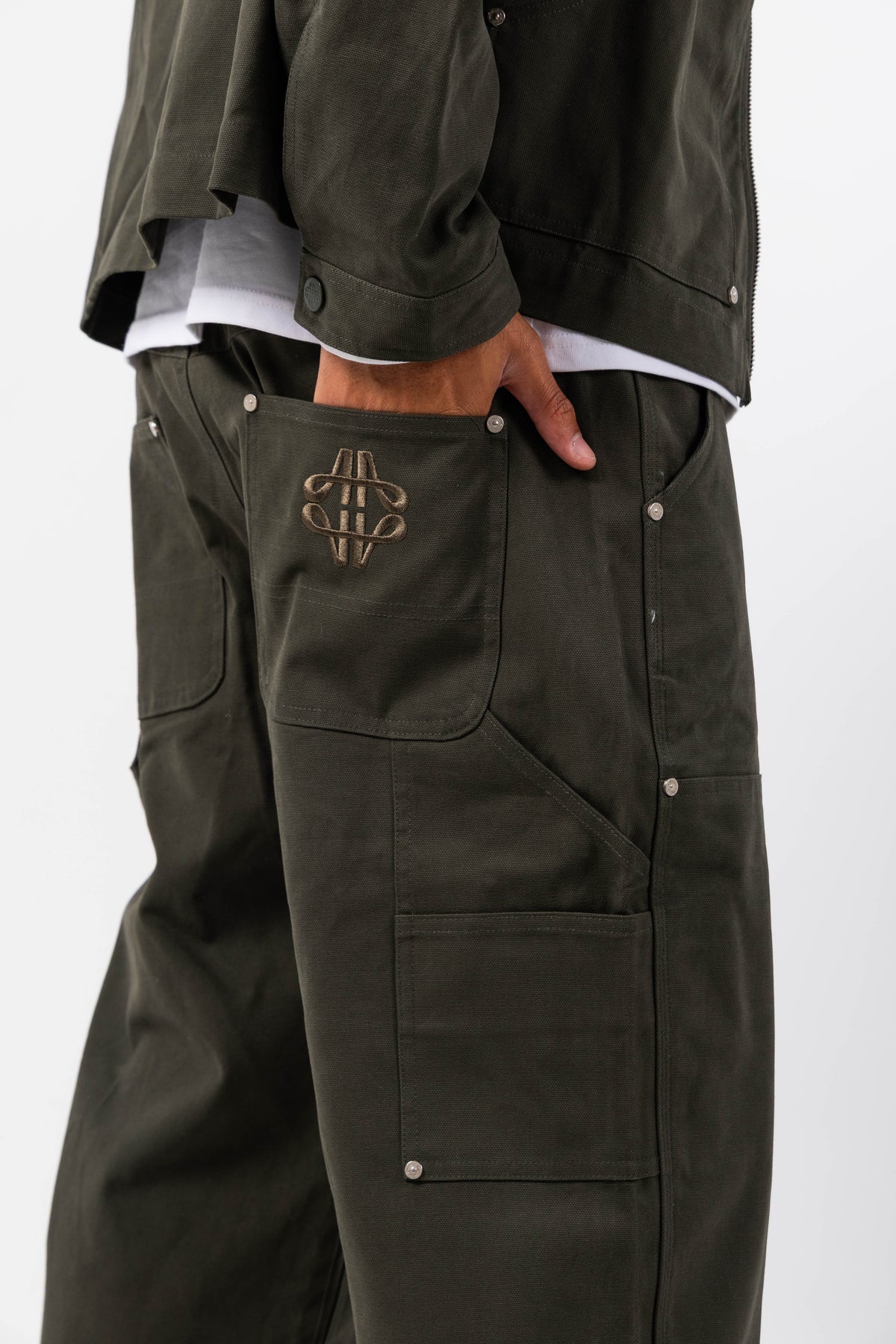 Wyatt Khaki Twill Pants