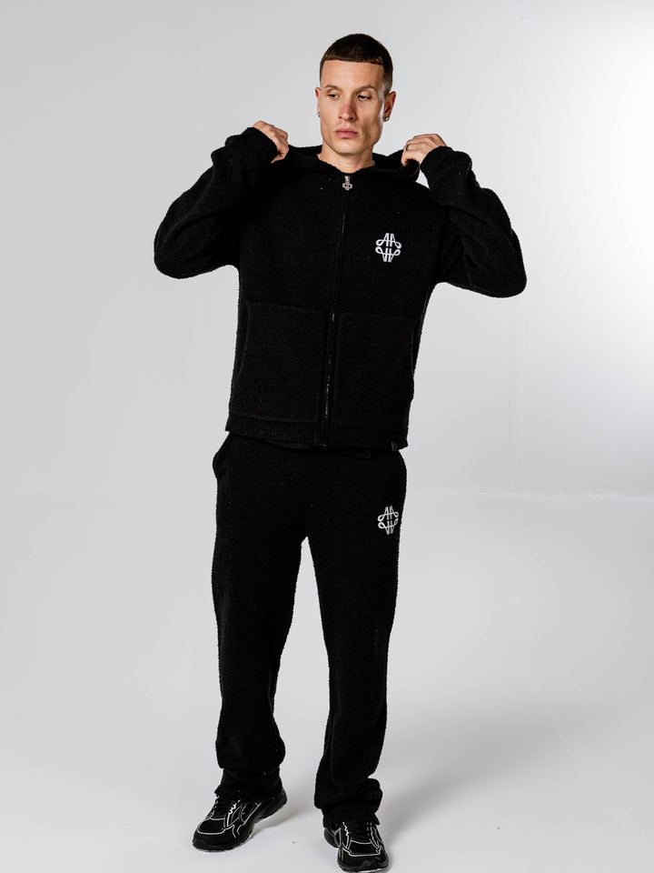 Verdi Black Emblem Knitted Jogger