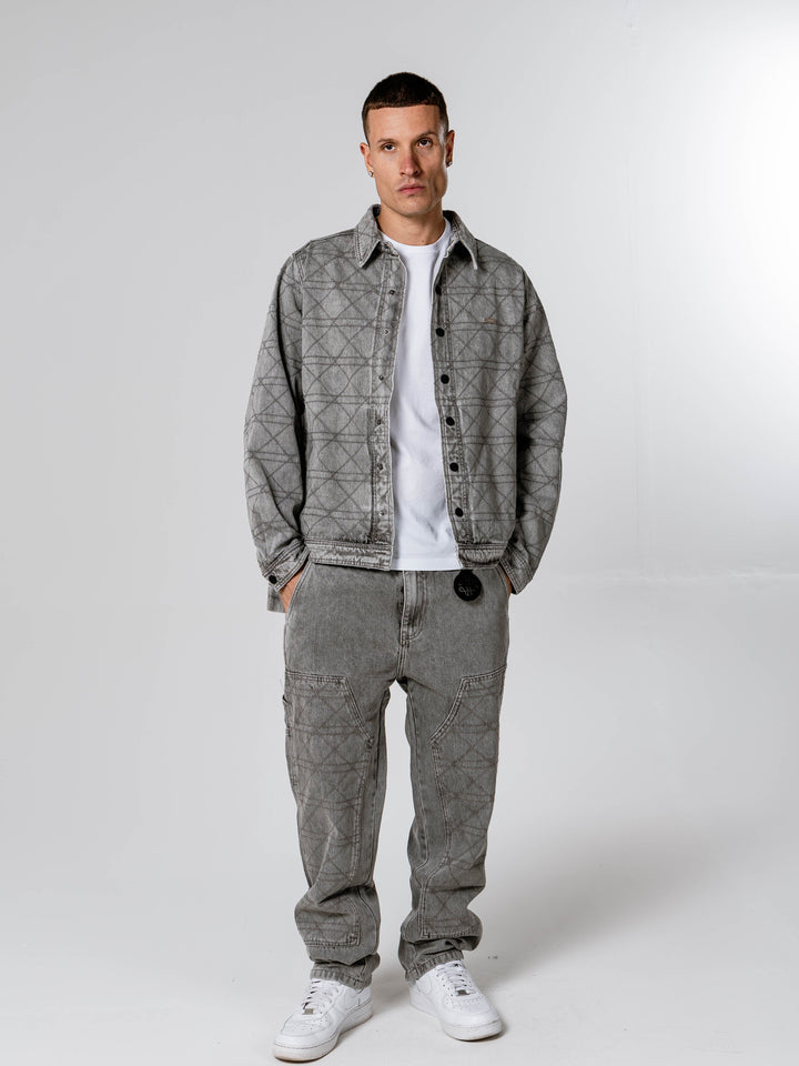 Potenza Grey Denim Jacket