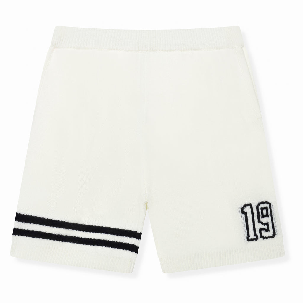 Nantes Knitted Shorts White