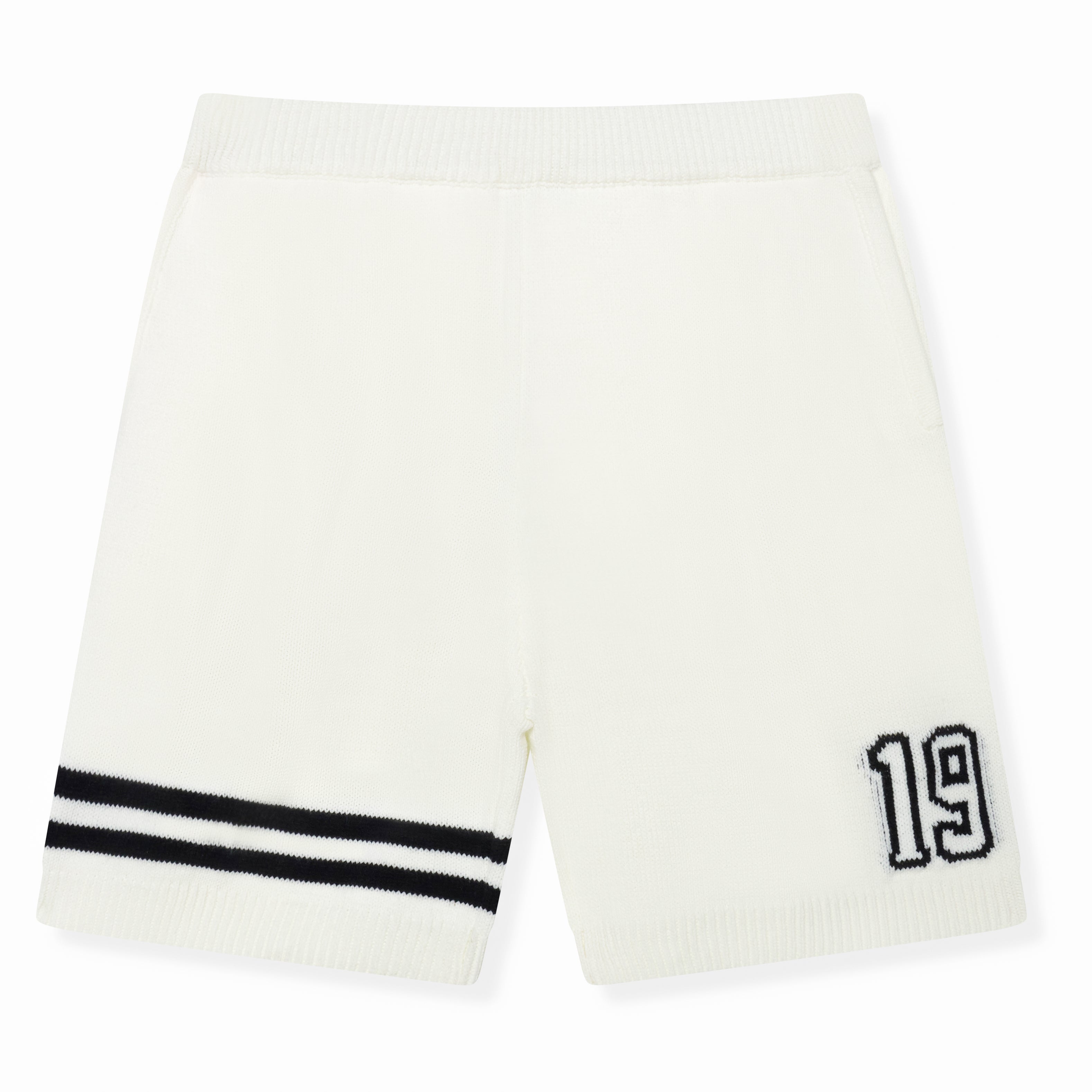 Nantes Knitted Shorts White