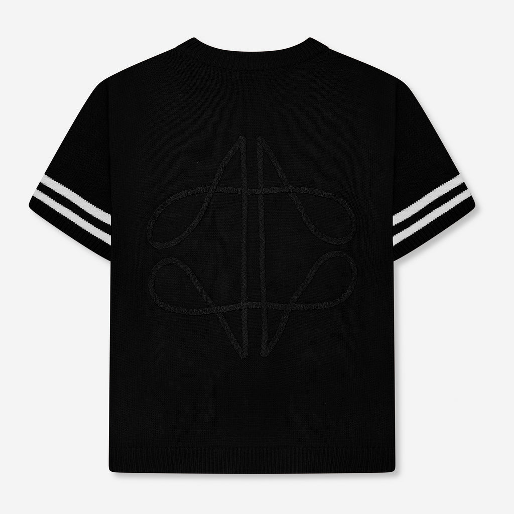 Nantes Knitted Jersey Black