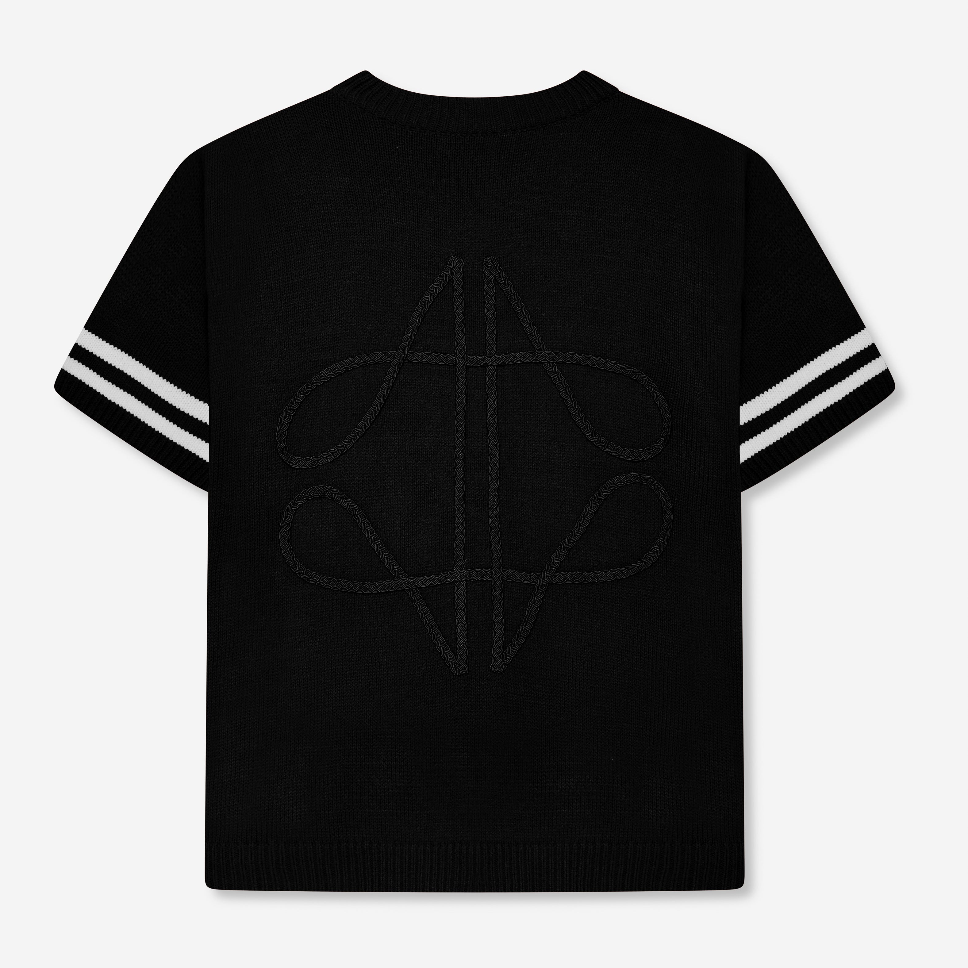 Nantes Knitted Jersey Black