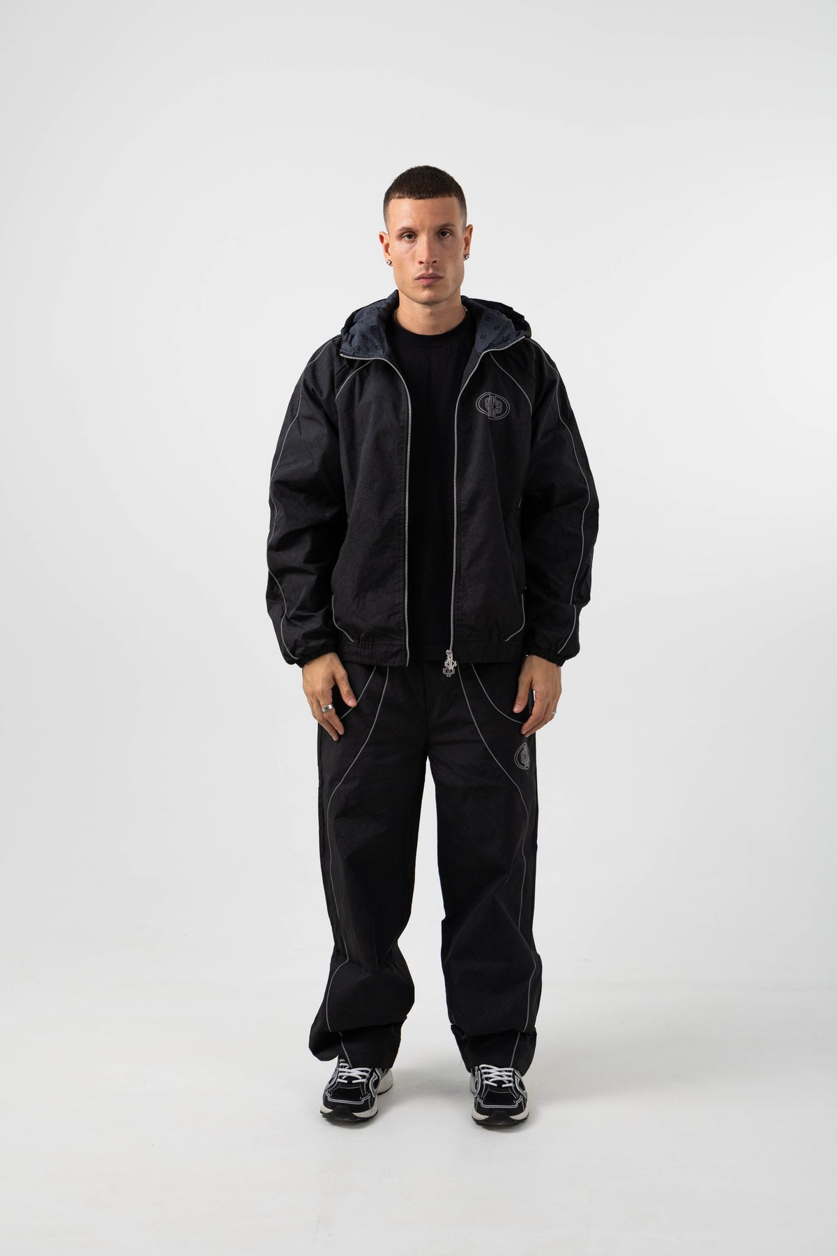 Ronin Relfective Black Shell Pants
