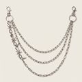 Collier en argent superposé