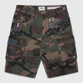 Flavio Green Camo Shorts